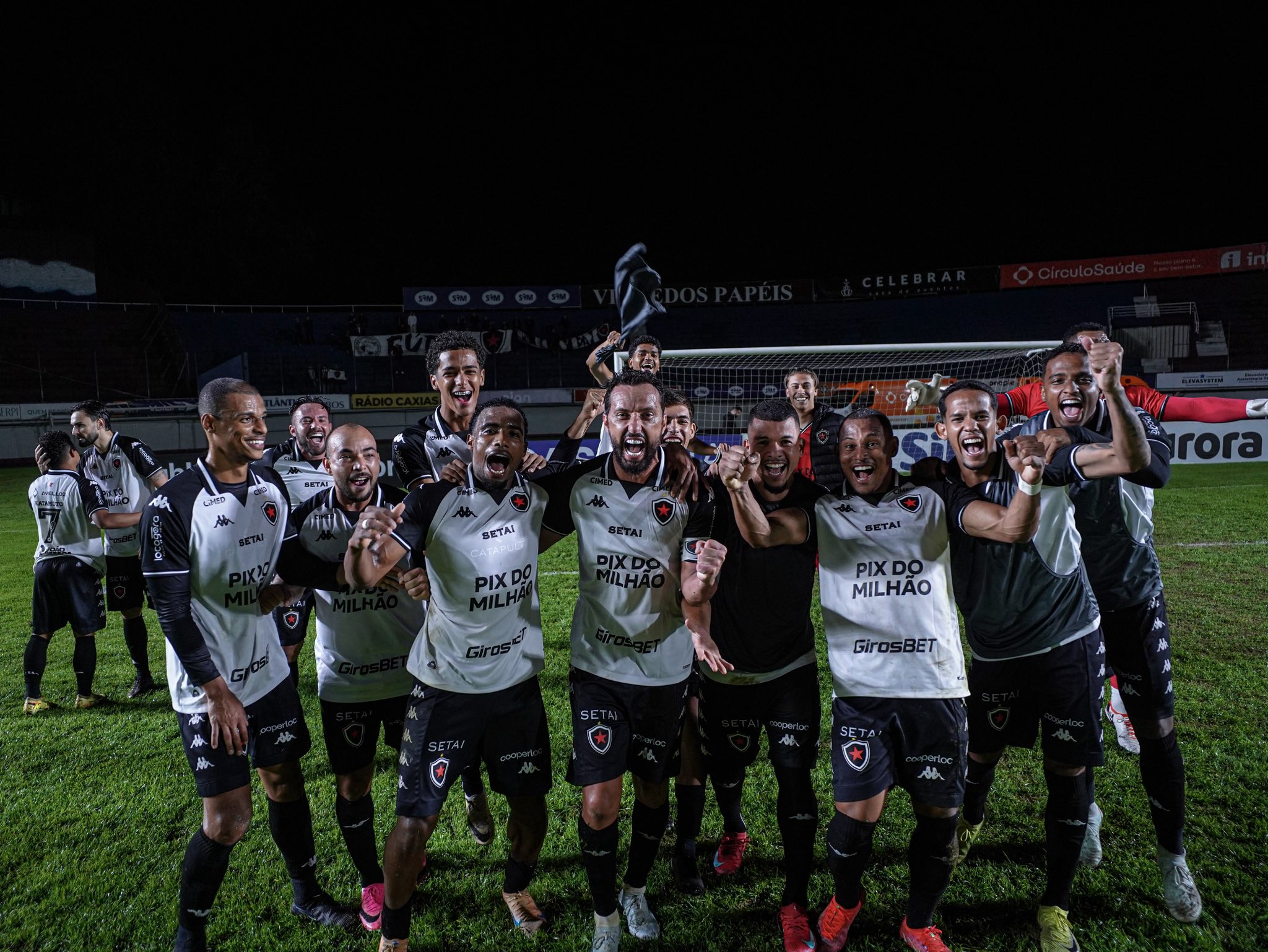Botafogo-PB supera o Caxias no Sul e engata quinta vitória seguida na Série C